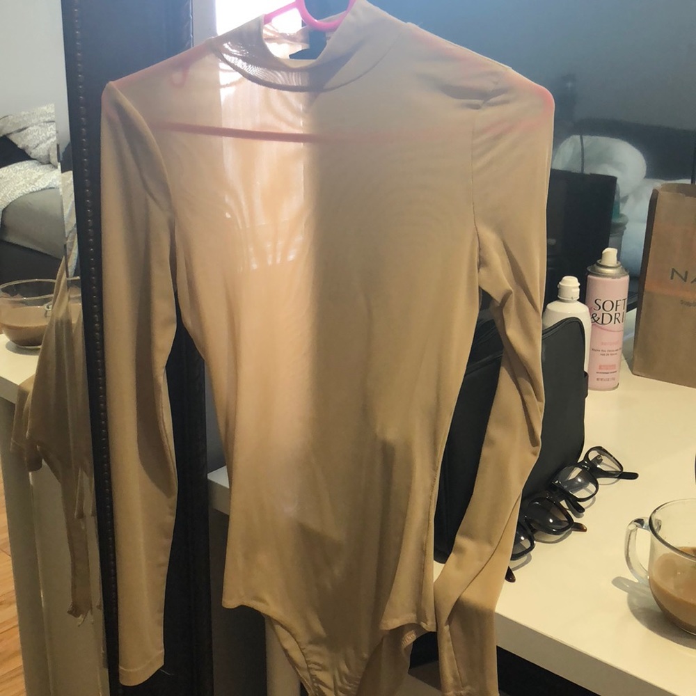 Mesh leotard